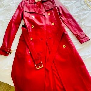 Michael Kors Brand New never been worn leather trench coat